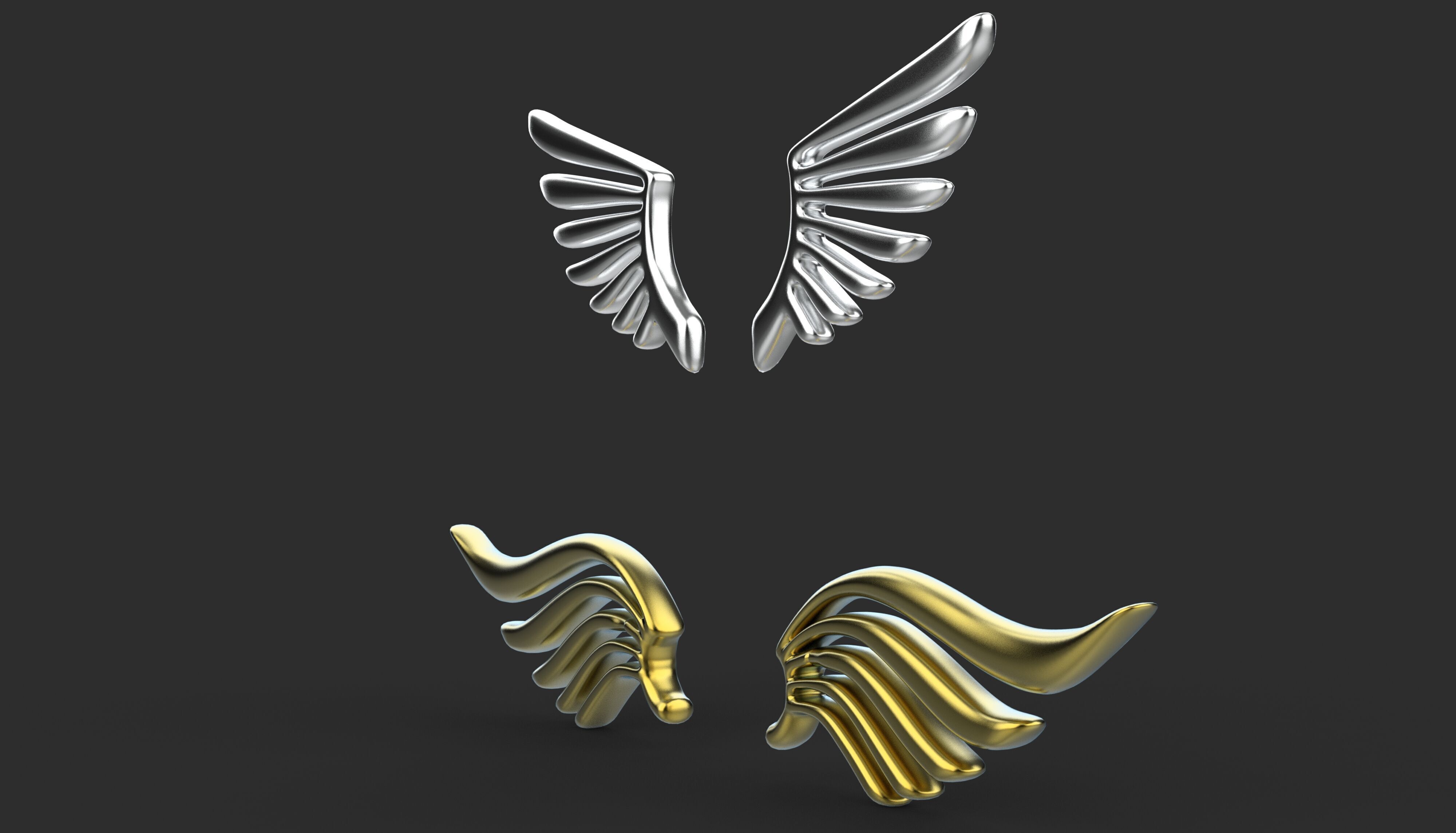 Eagle Wings 3D model_5