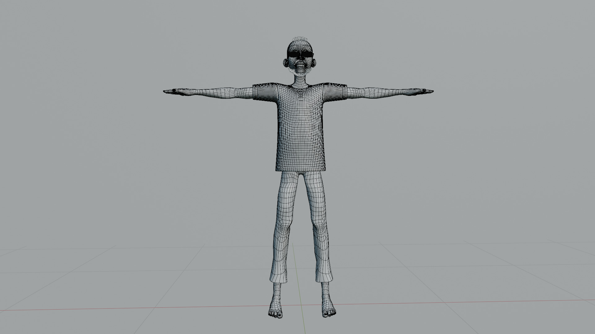 Stylized Male Rigged Character Low-poly 3D model_6