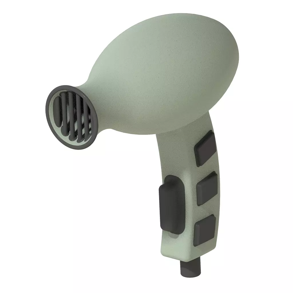 Premium Hair Dryer Toy 3D print model