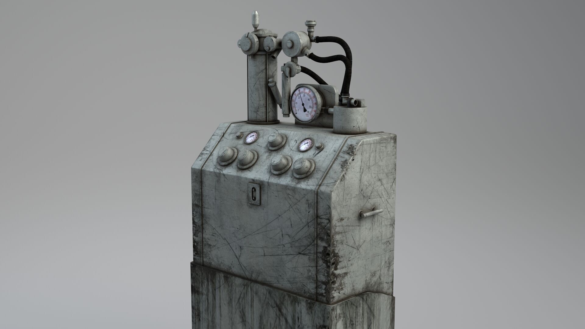 Tub Machine retro 3D model_10