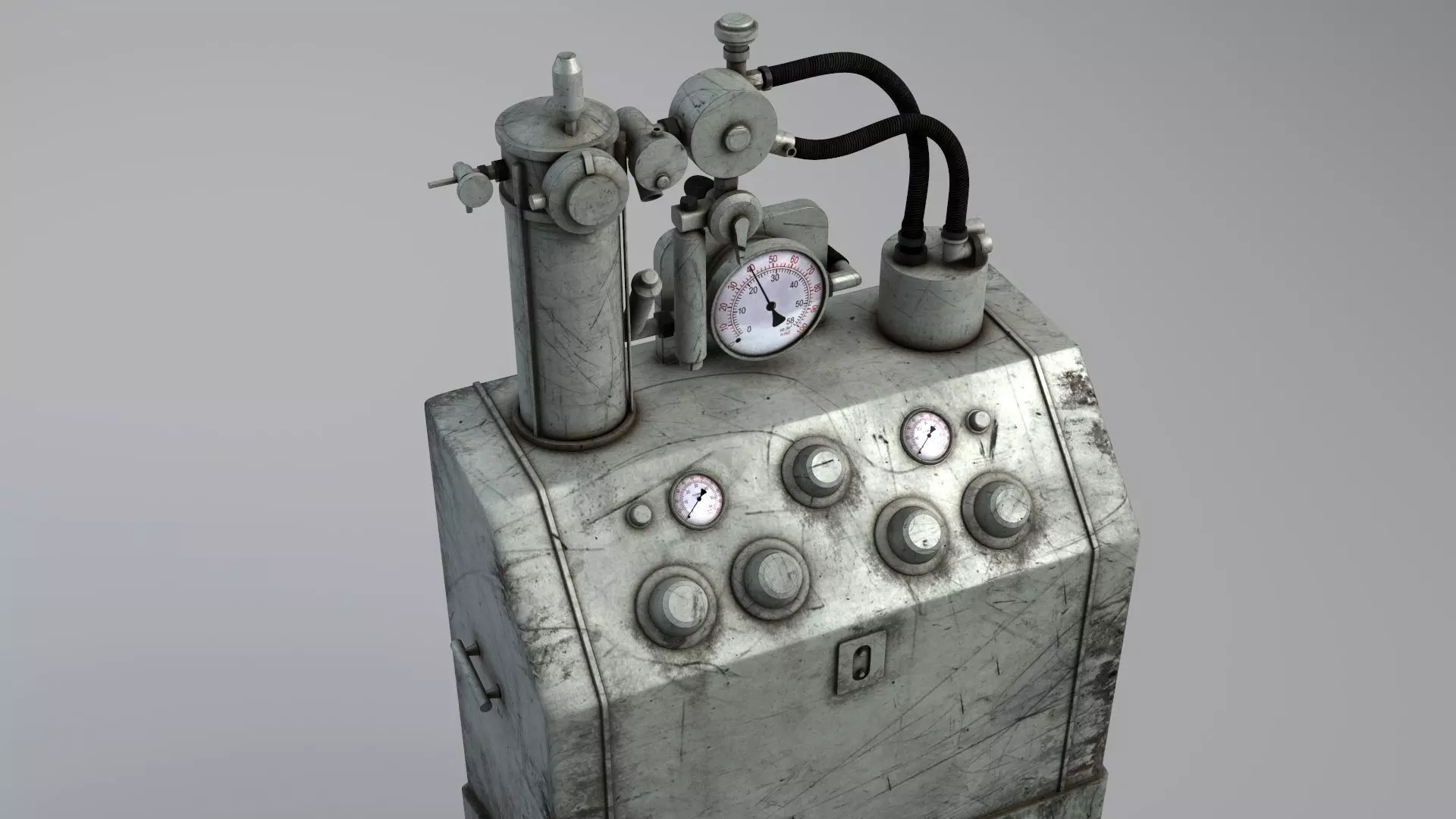 Tub Machine retro 3D model_0