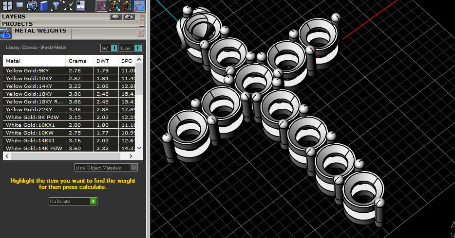 graff cross pendant 3D print model_15