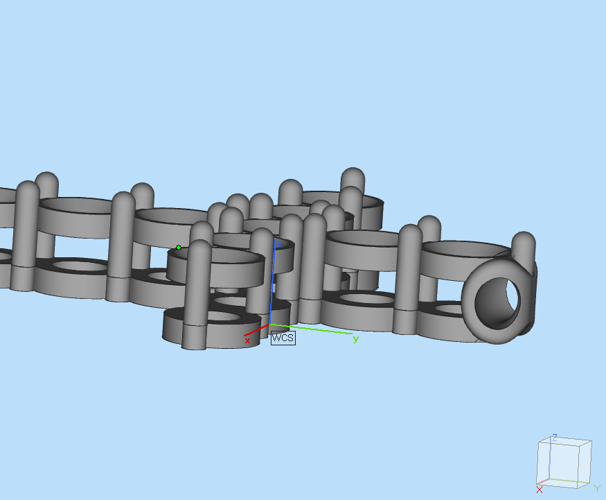 graff cross pendant 3D print model_13