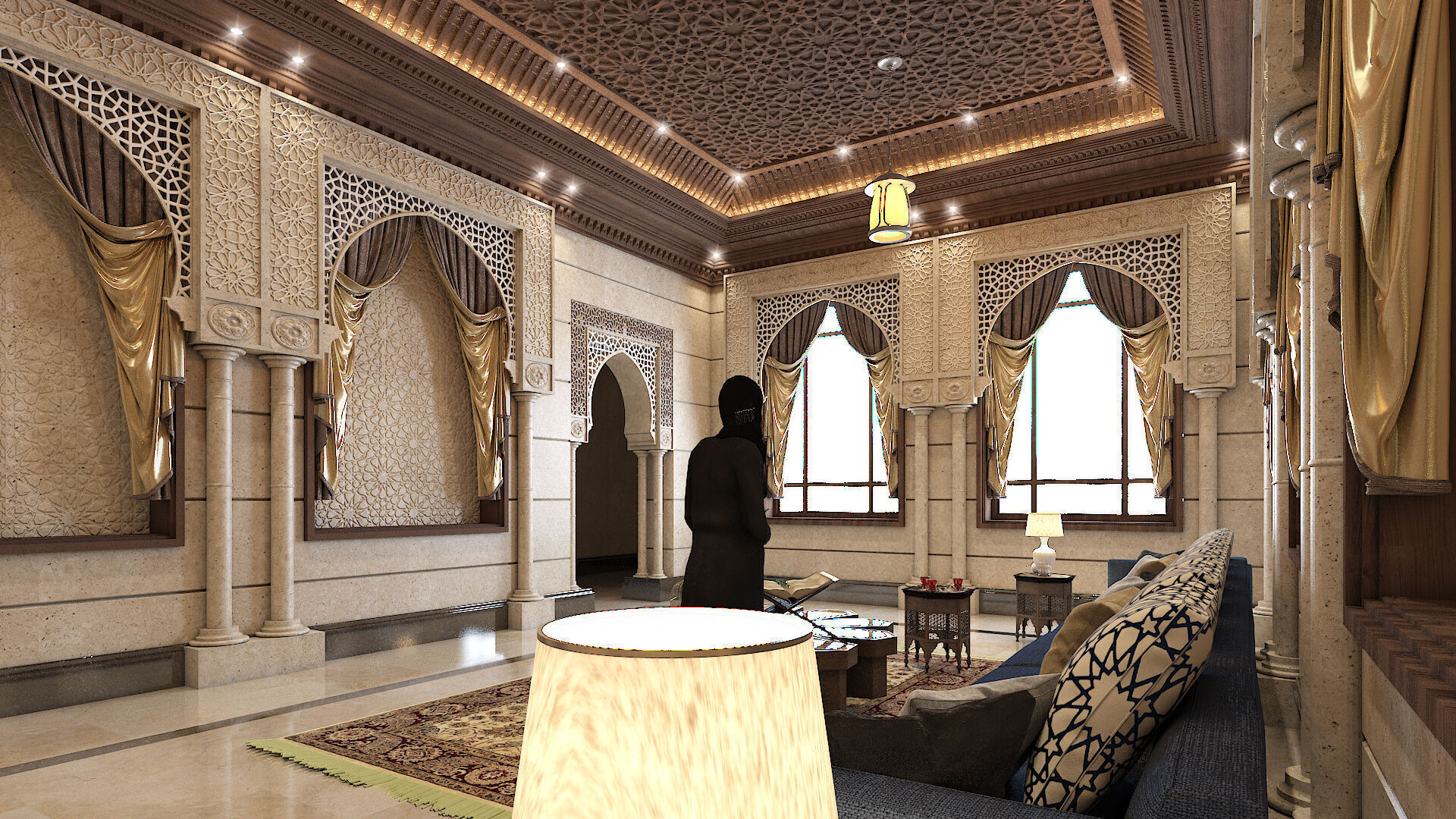 Arabic Culture Interior Designing And 3D Model 3D model_12