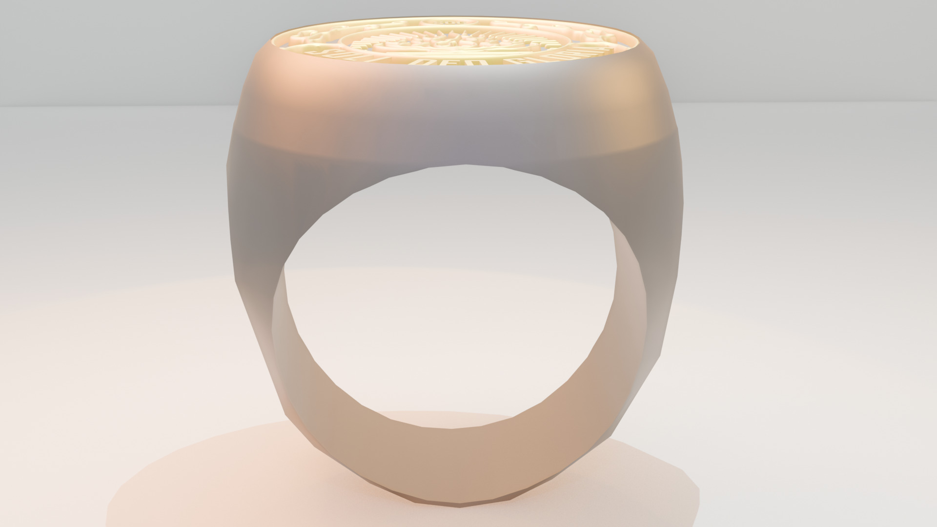 Soli Deo Gloria Christian Ring multible sizes 3D print model_1