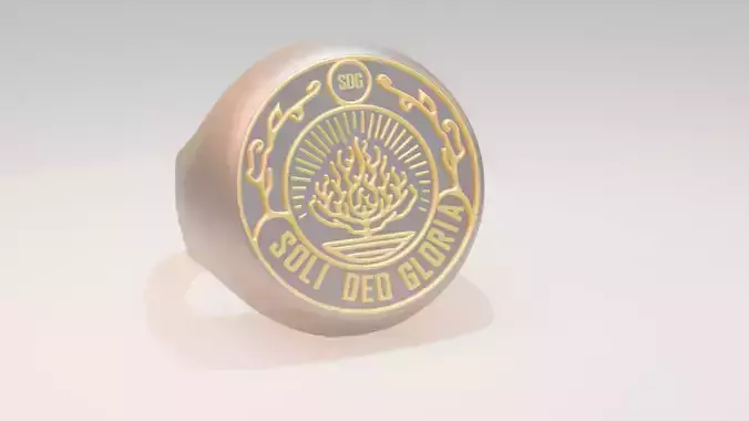 Soli Deo Gloria Christian Ring multible sizes