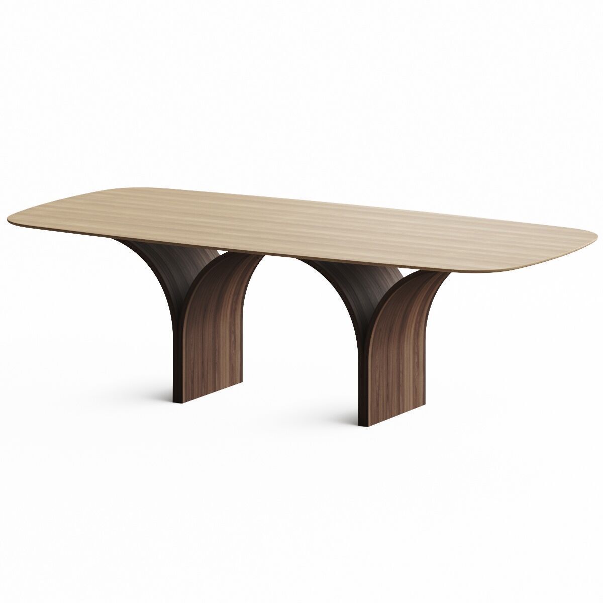 Tonin Casa Arco Dining Table 3D model_2