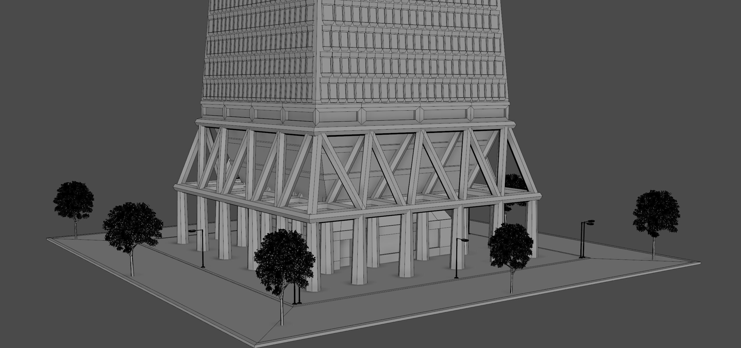 Transamerica Pyramid San Francisco 3D model_10