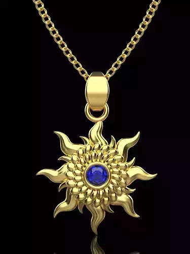 sun pendant 002