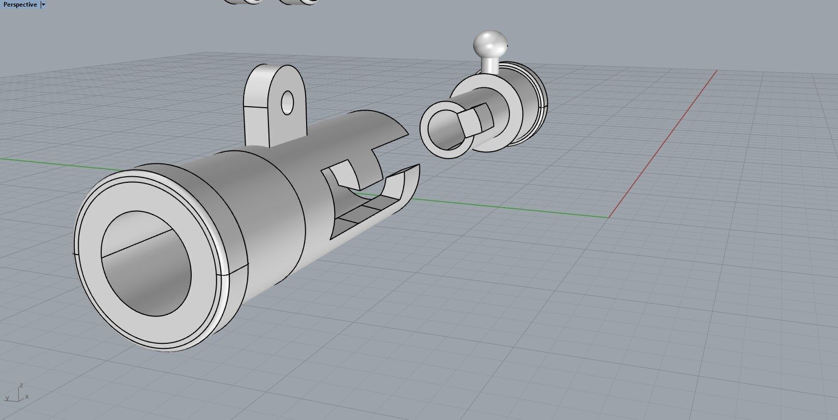 Jewelery lock 3D print model_8