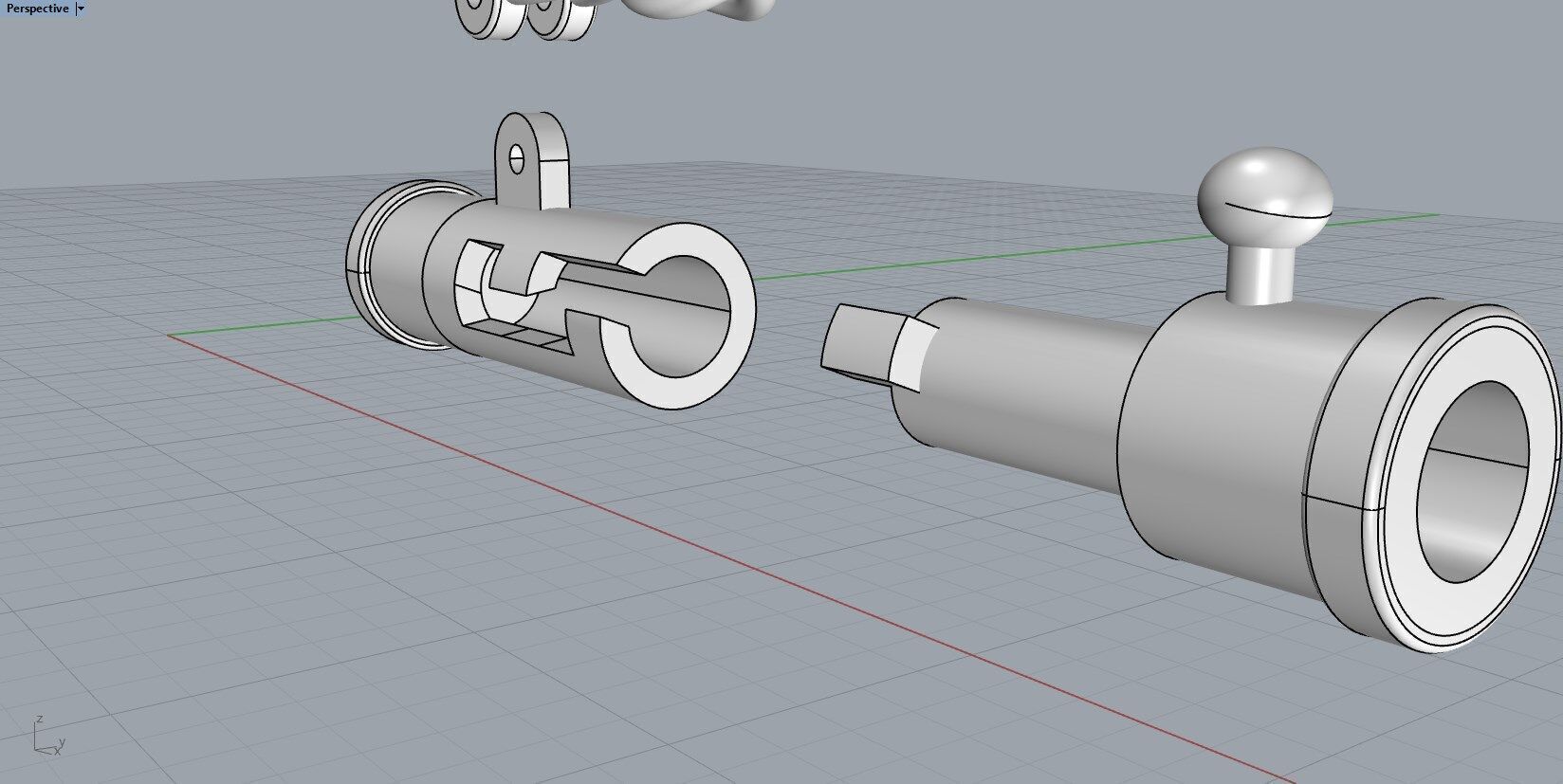 Jewelery lock 3D print model_7