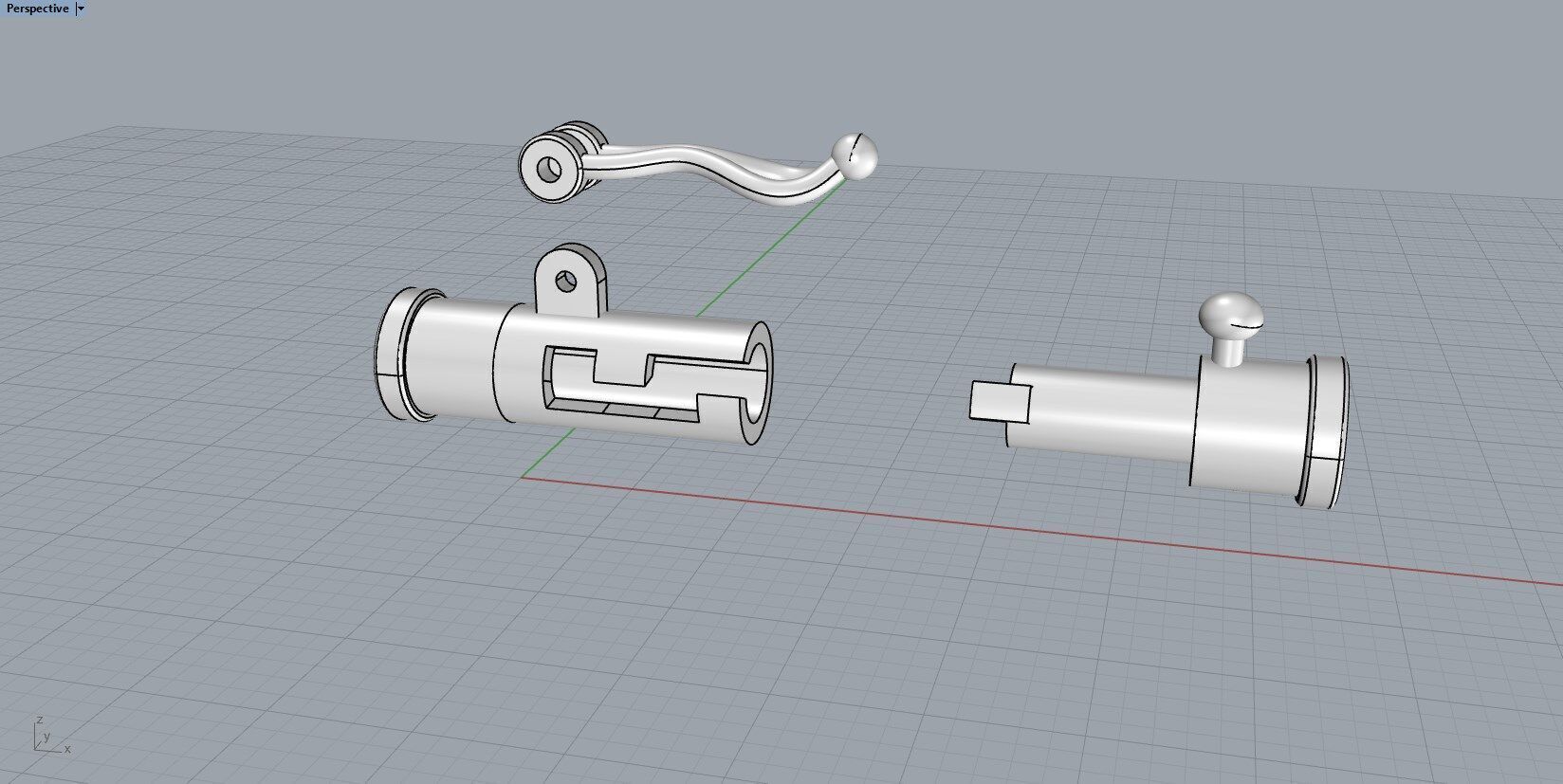 Jewelery lock 3D print model_6