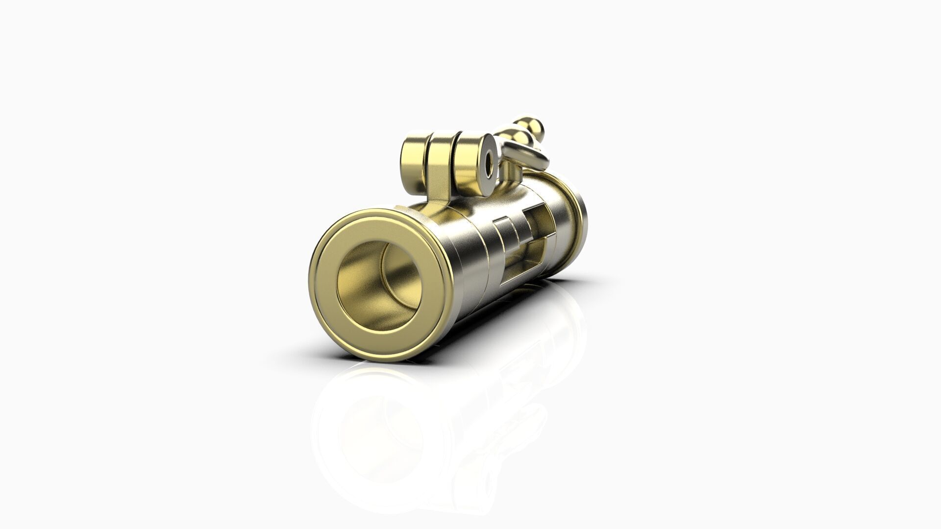 Jewelery lock 3D print model_1