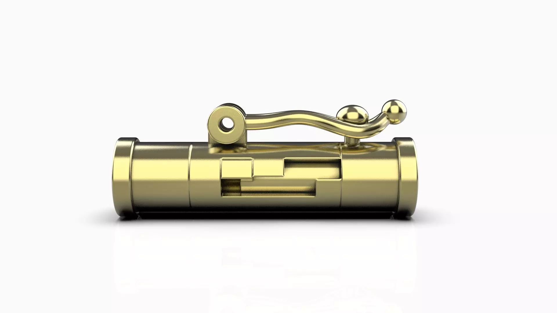 Jewelery lock 3D print model_0