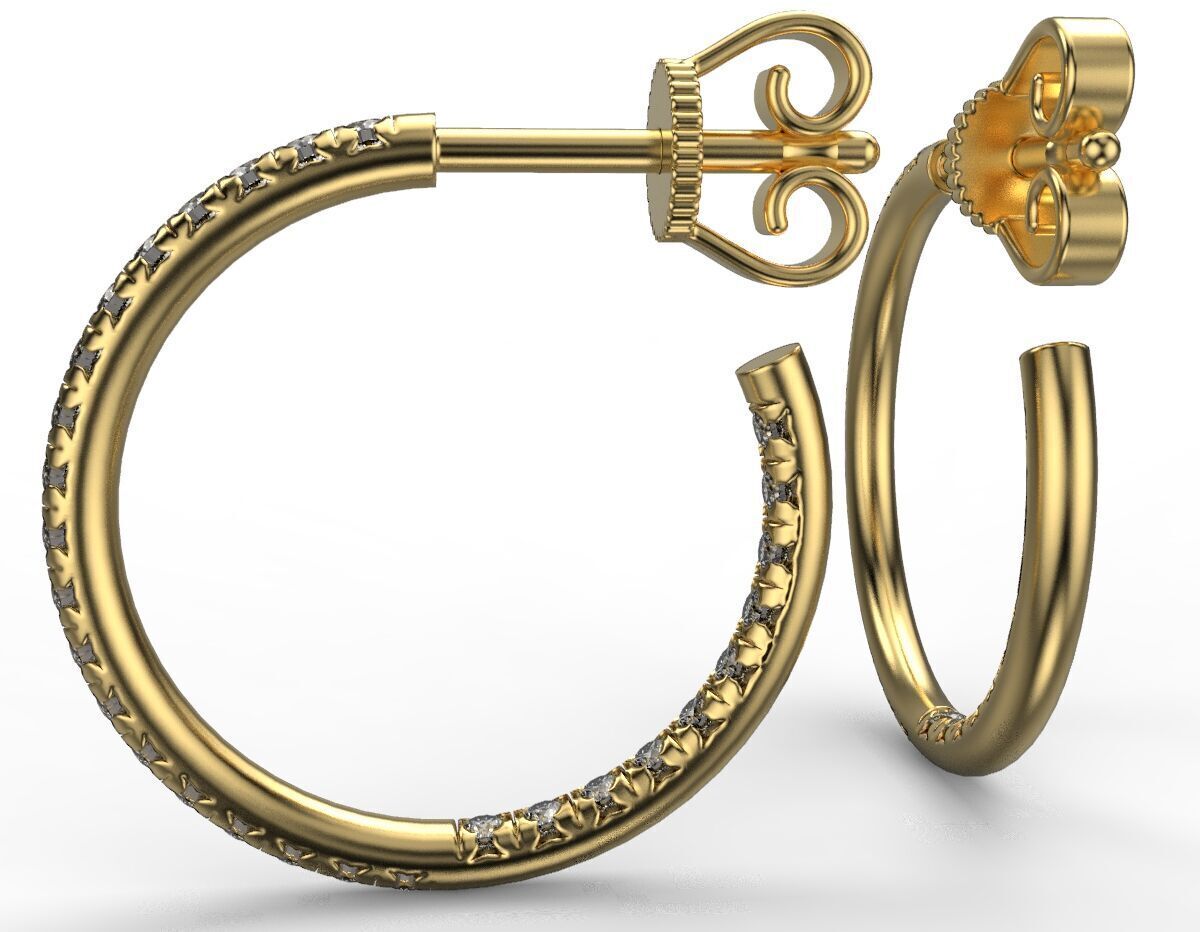 earrings 789 3D print model_7