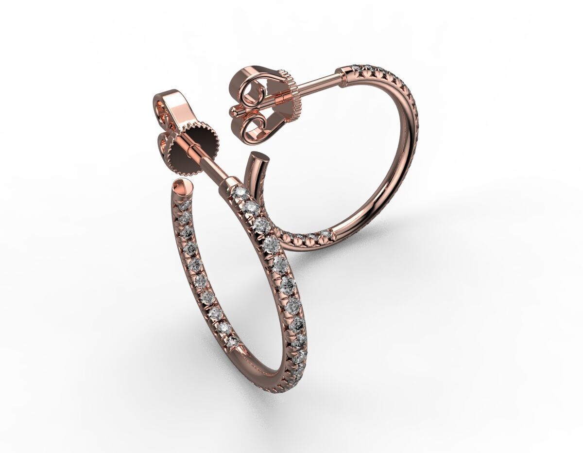 earrings 789 3D print model_9