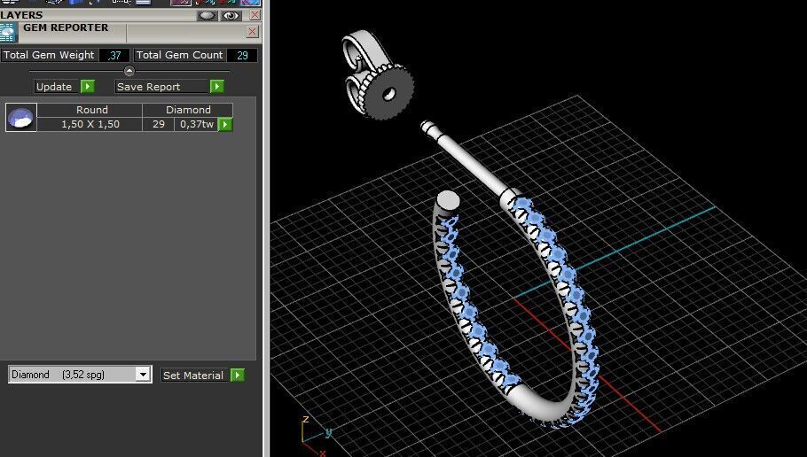 earrings 789 3D print model_11