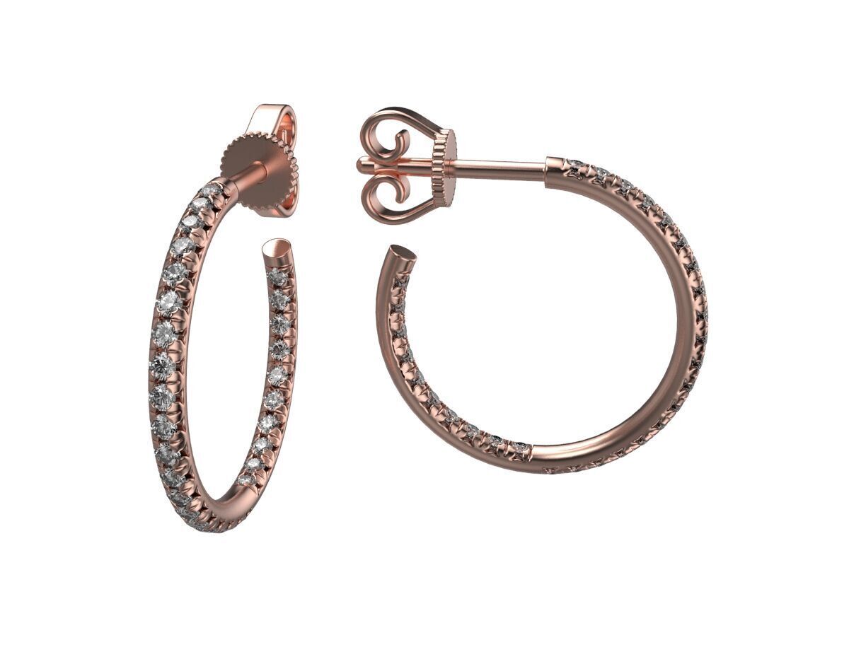 earrings 789 3D print model_3