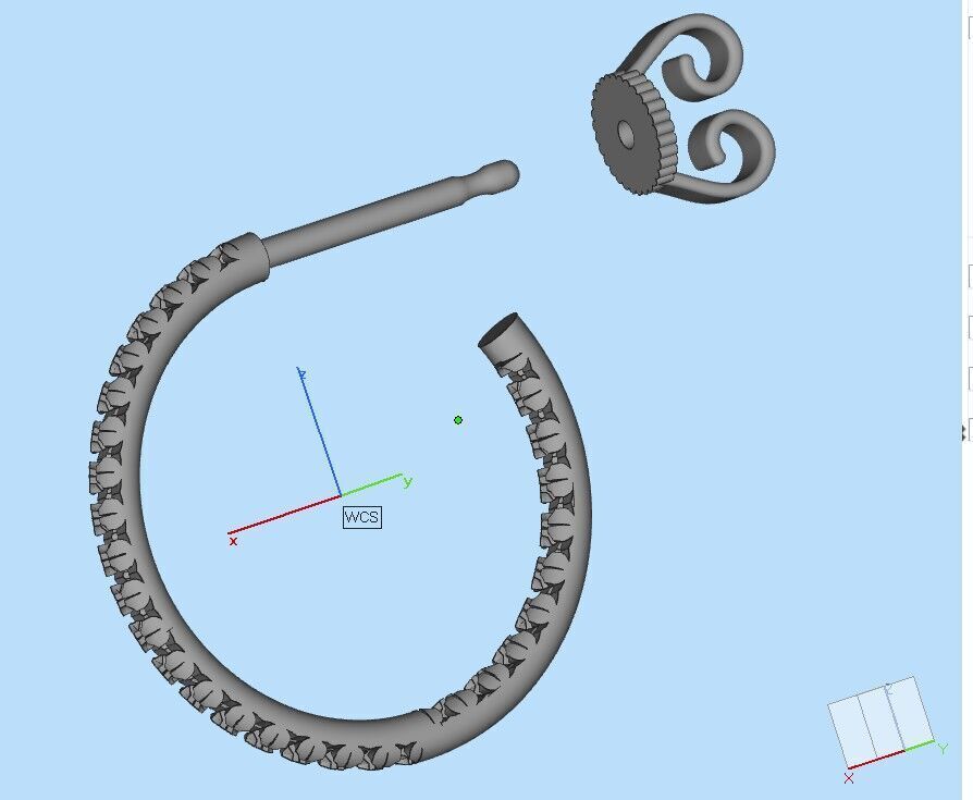 earrings 789 3D print model_15