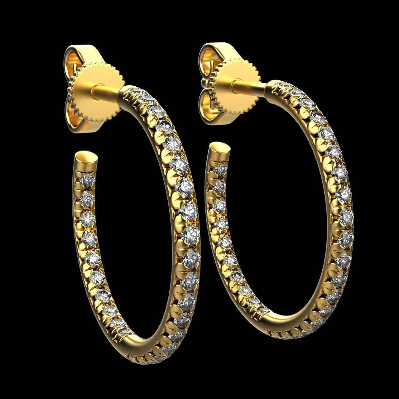 earrings 789 3D print model_1