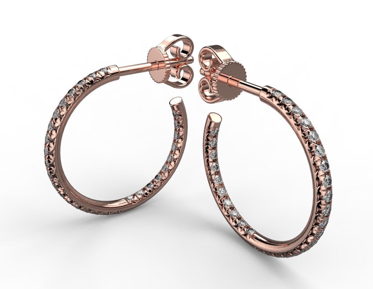 earrings 789 3D print model_8