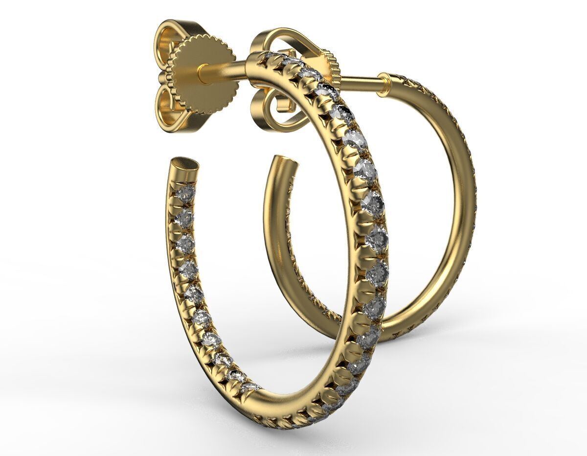 earrings 789 3D print model_6