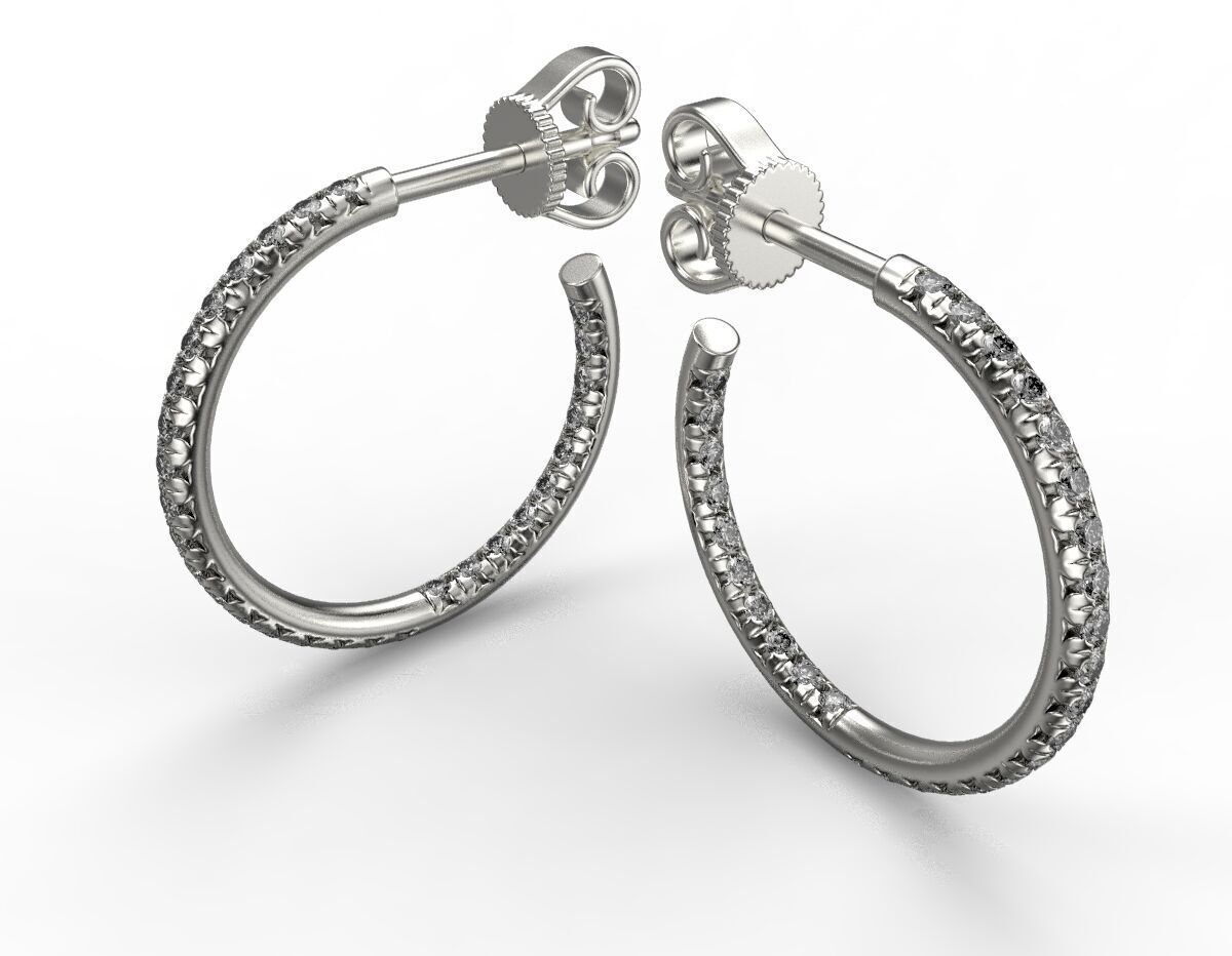 earrings 789 3D print model_5