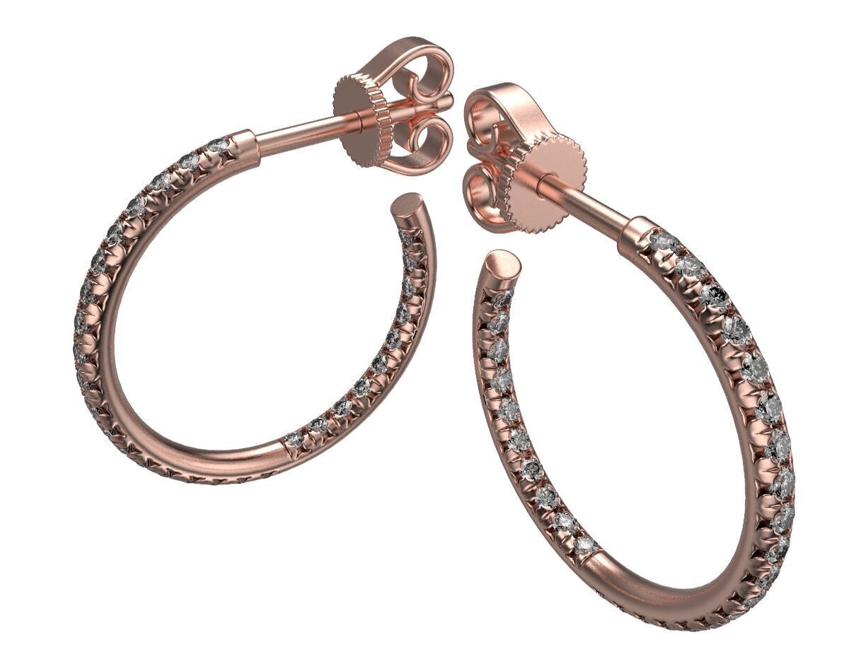 earrings 789 3D print model_4