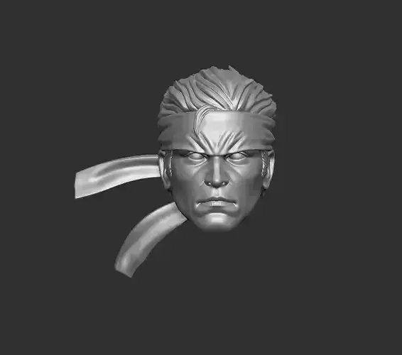 ONE12 Scale Head METAL GEAR SOLID snake 3D print model
