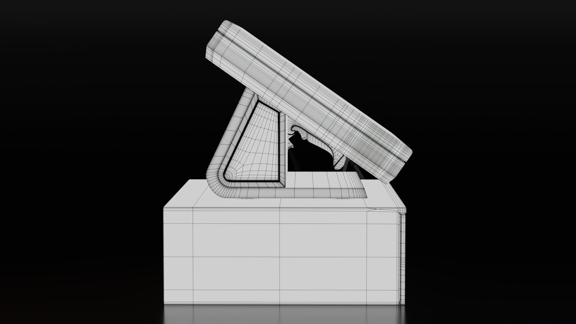 Cash Register Box 3D model_10