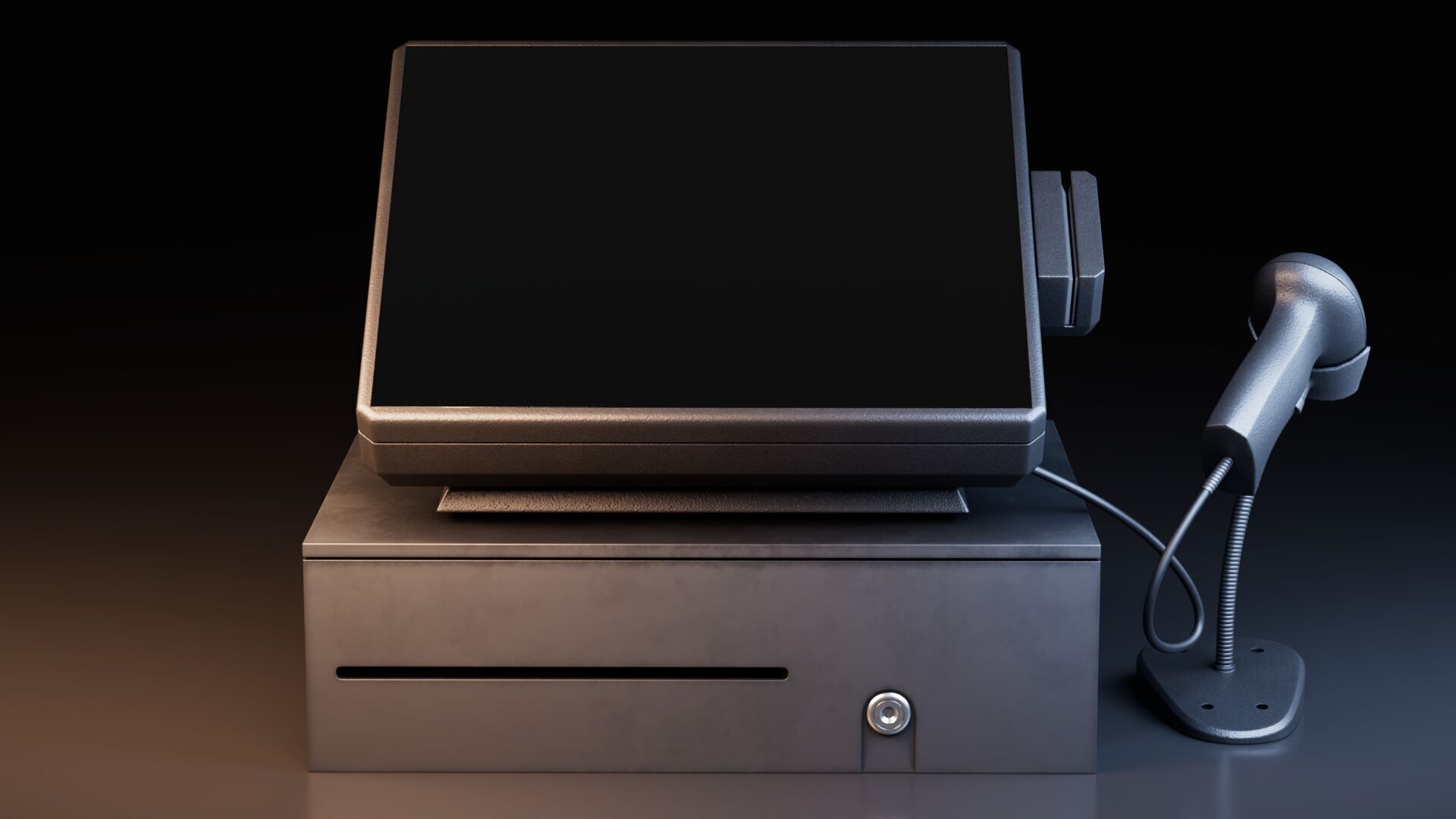 Cash Register Box 3D model_2