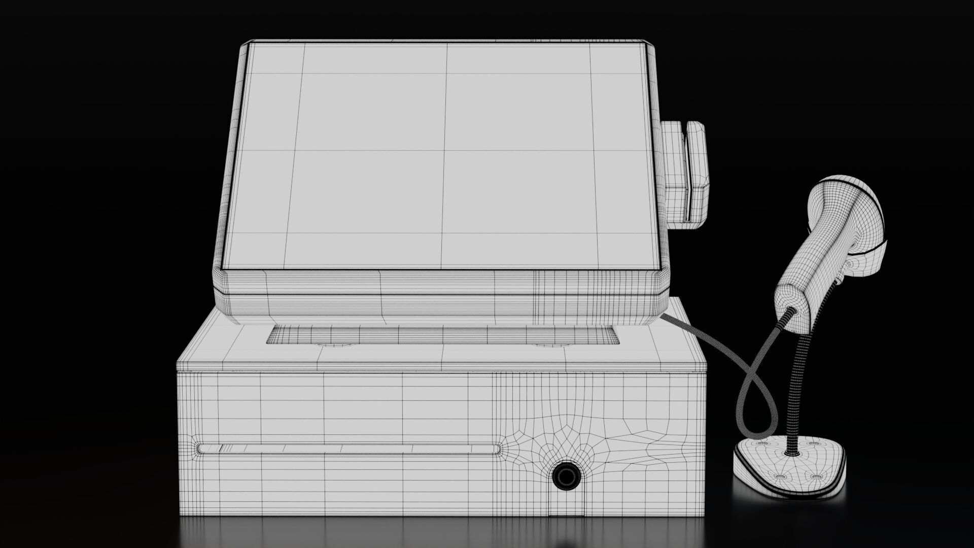 Cash Register Box 3D model_7
