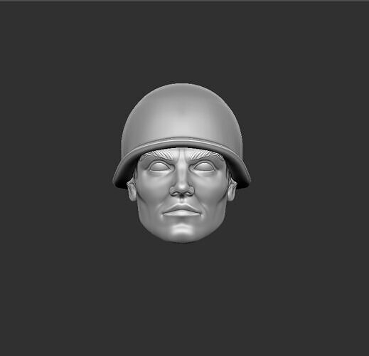 ONE12 Scale Head soldado 3D print model