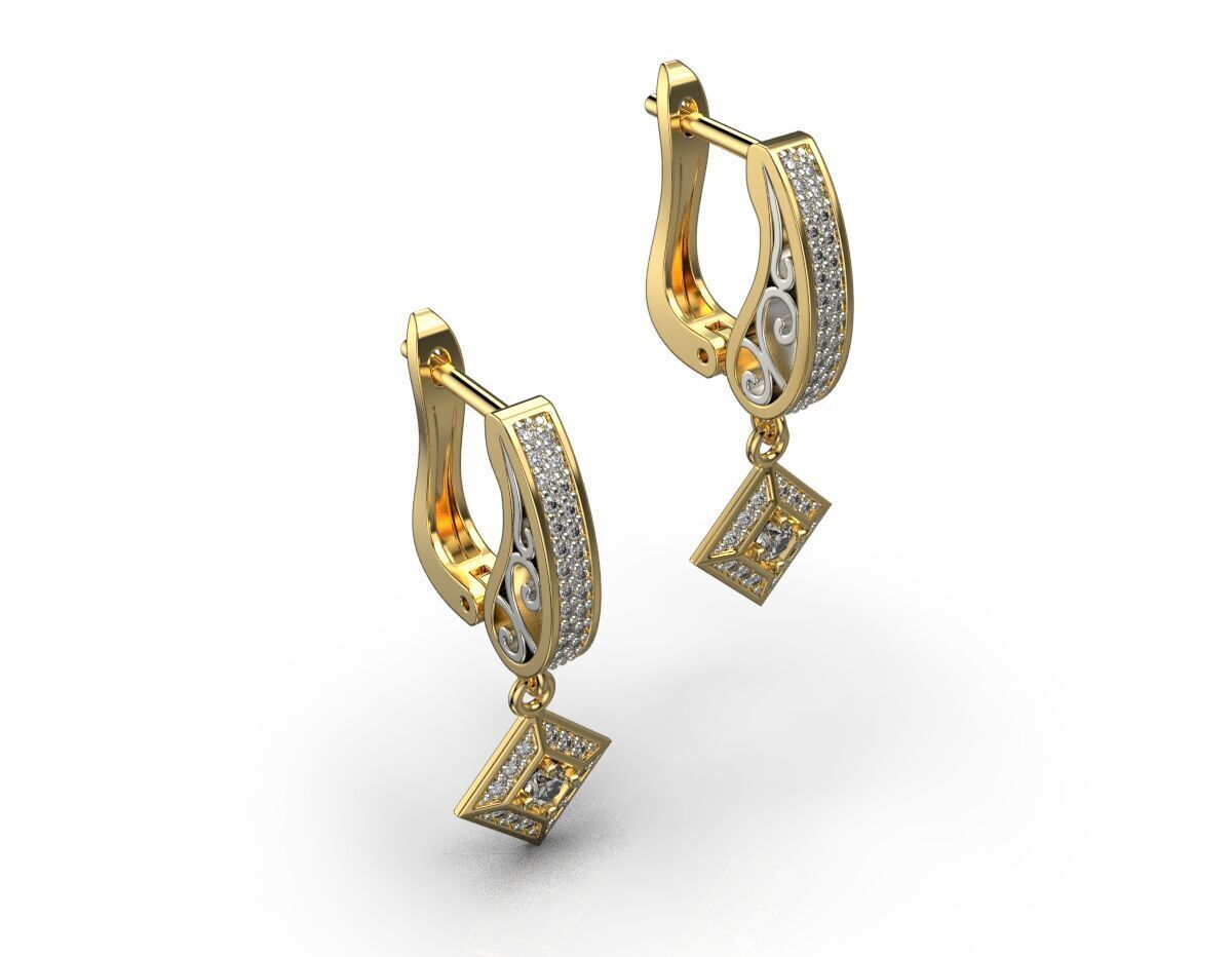 earrings 051123 3D print model_3