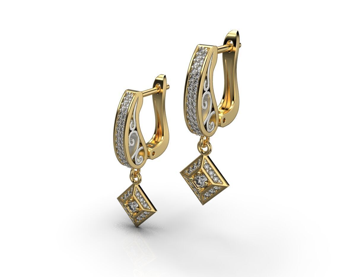 earrings 051123 3D print model_4