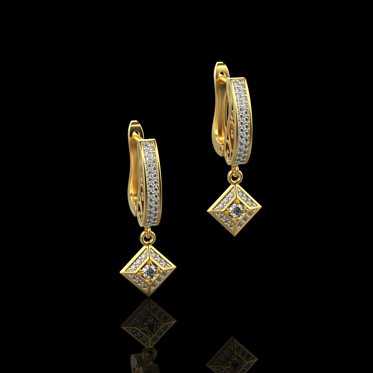 earrings 051123 3D print model_1