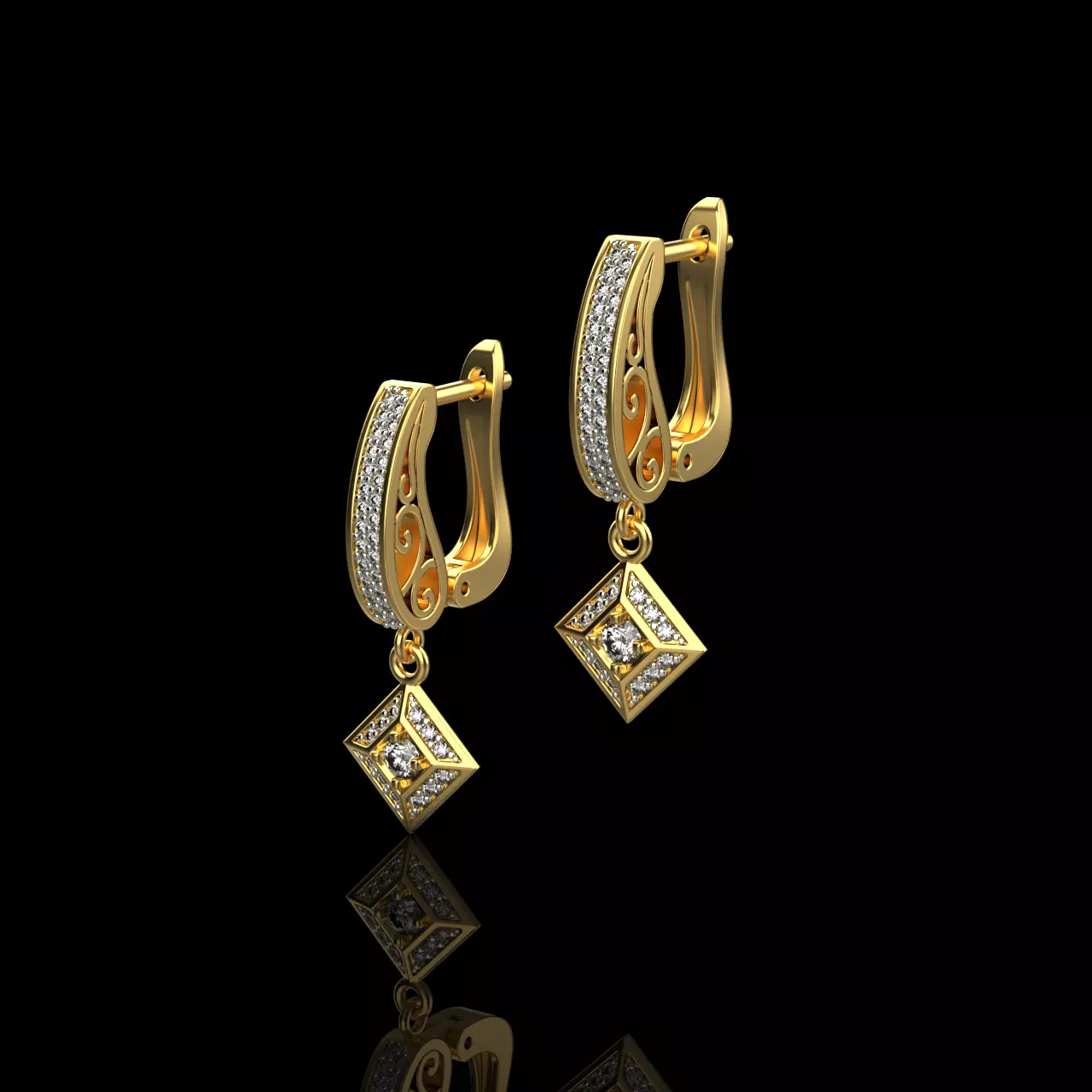 earrings 051123 3D print model_0