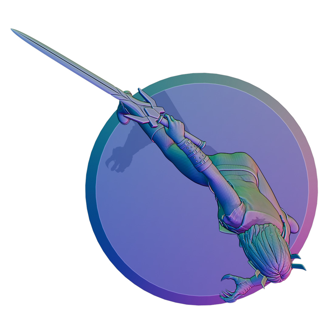 Magik 3D Figurine File 3D print model_4