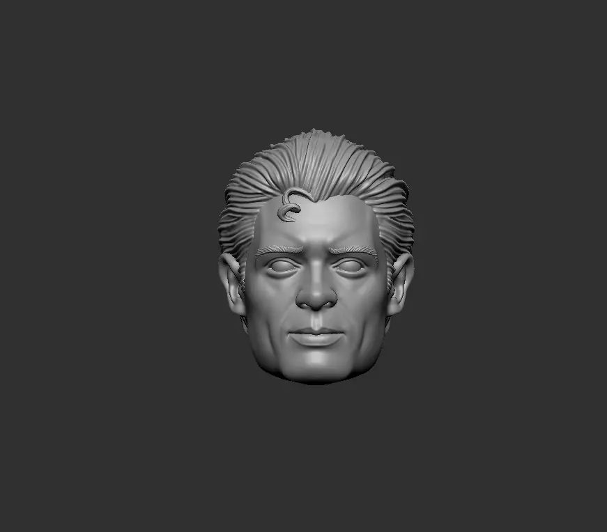 ONE12 Scale HEAD Superman 3D print model_0