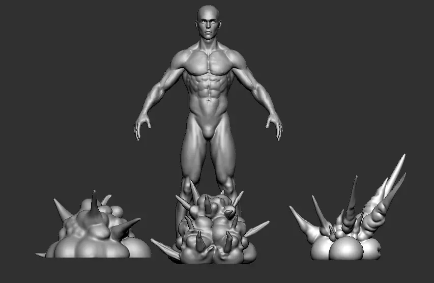 explosion Effects Action Figures 3D print model