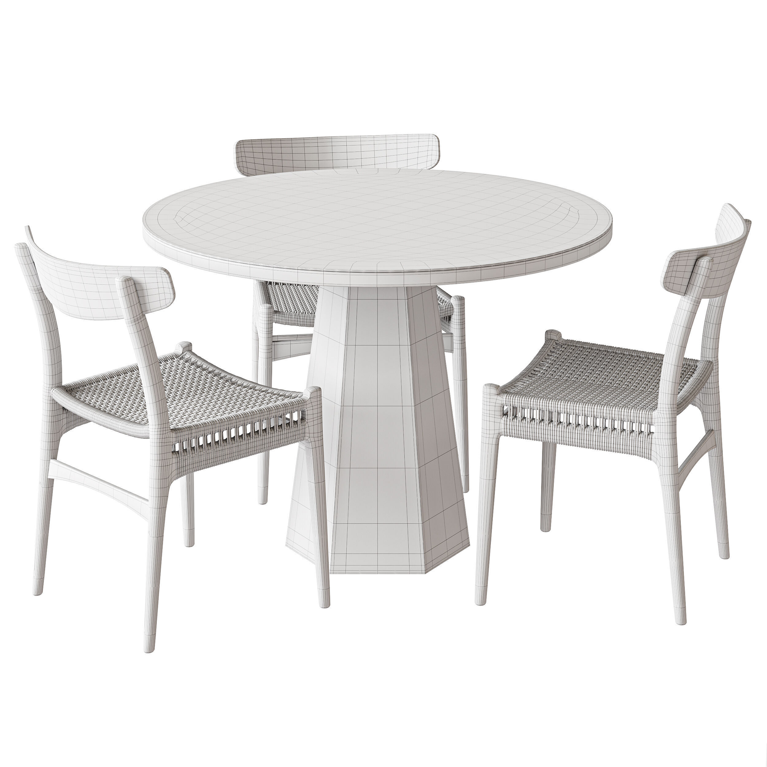 Dining table BENDIGO 3D model_13