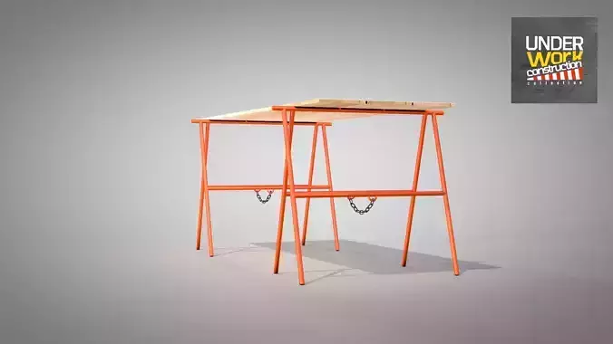 Construction Easel 3D model