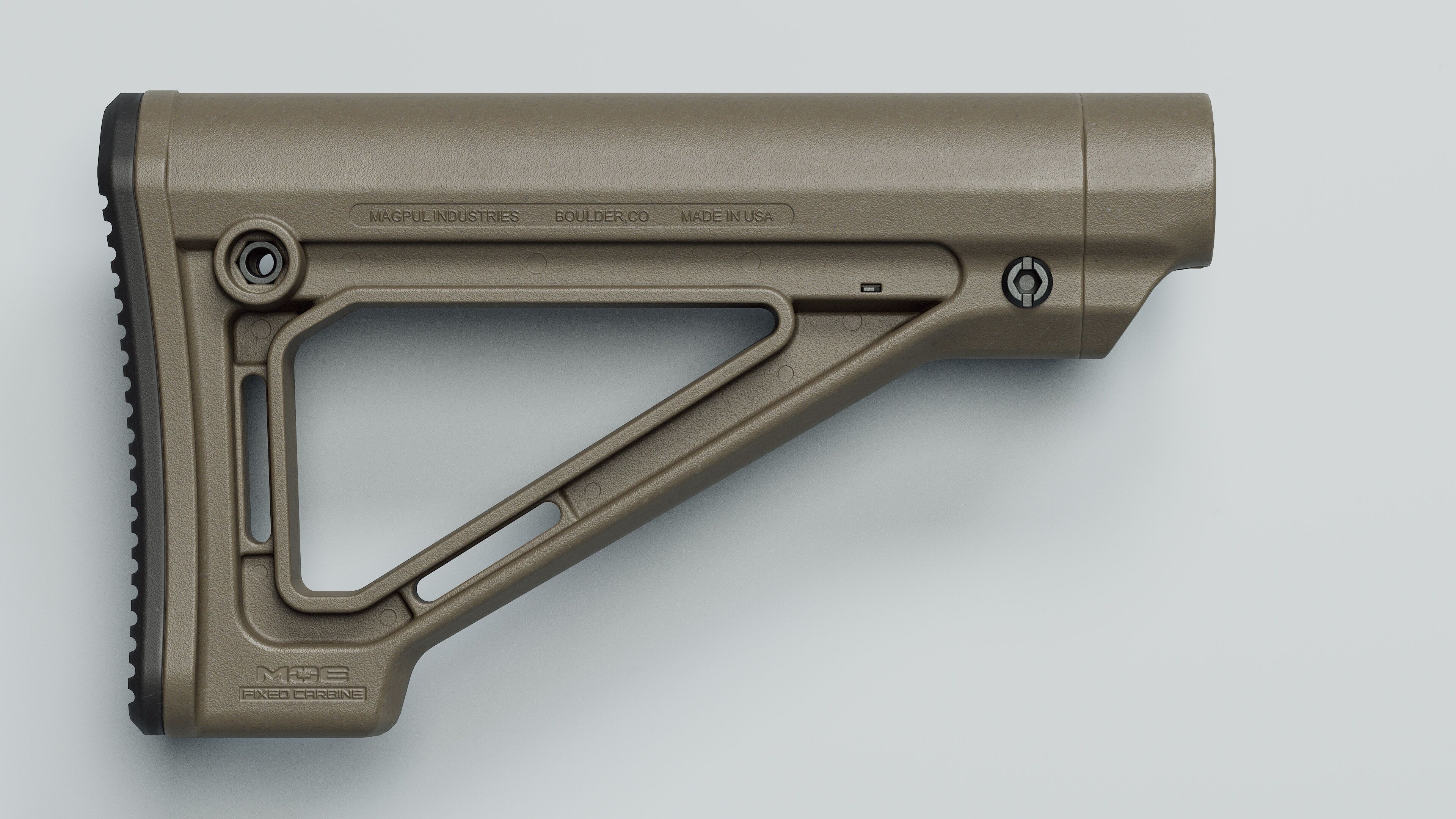 MOE Fixed Carbine Stock - Replica Low-poly 3D model_6
