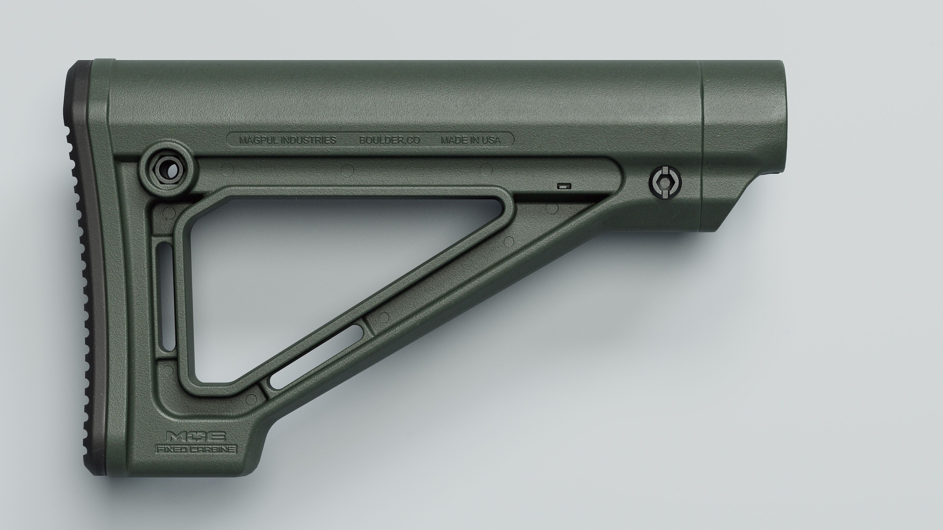 MOE Fixed Carbine Stock - Replica Low-poly 3D model_7