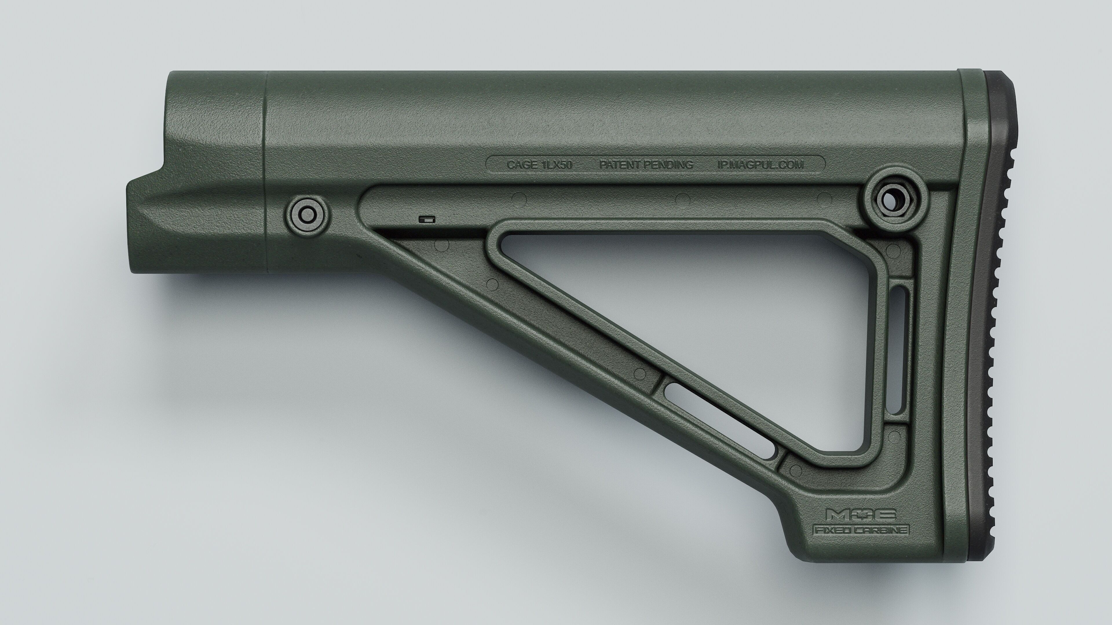 MOE Fixed Carbine Stock - Replica Low-poly 3D model_11
