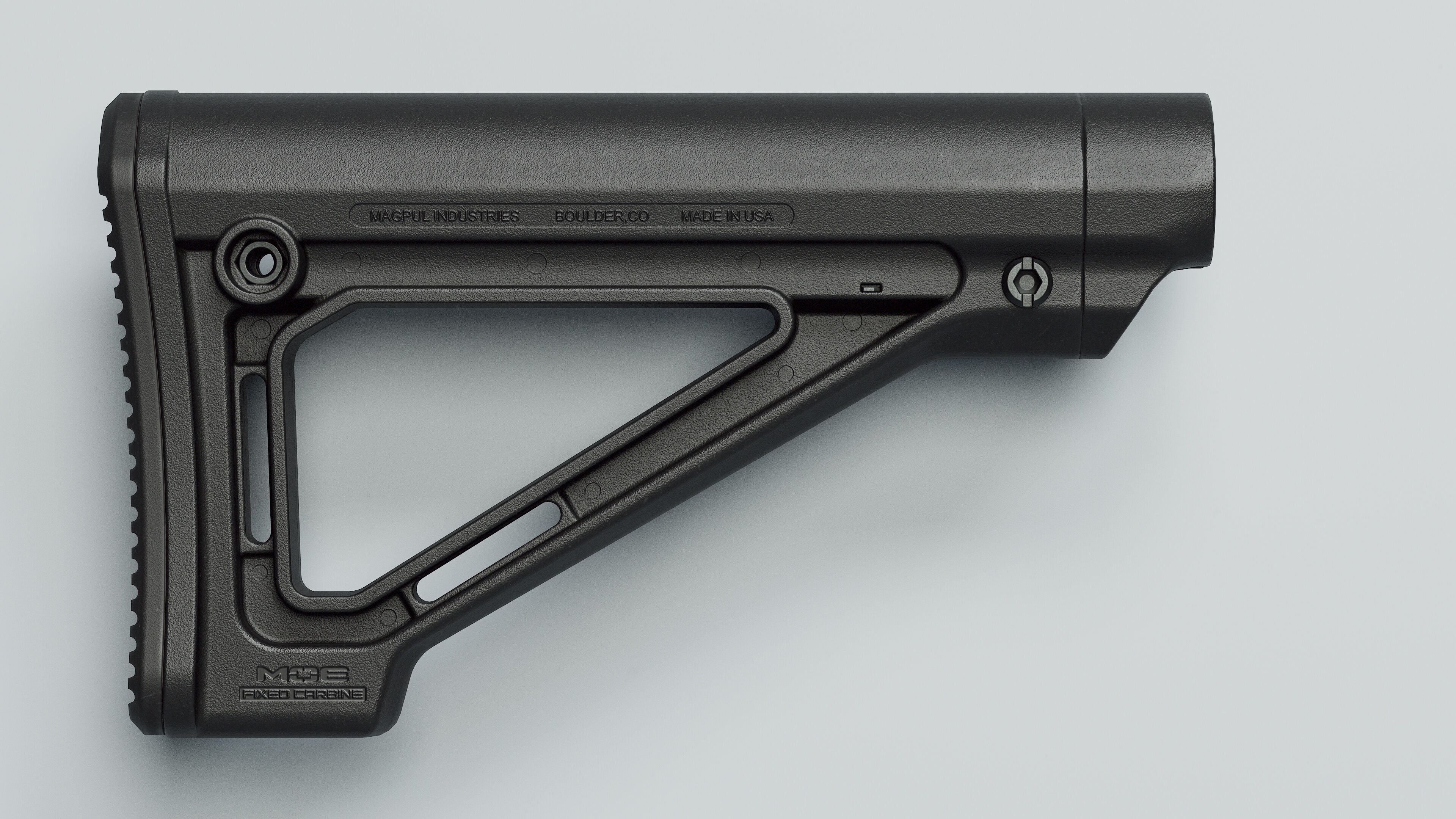 MOE Fixed Carbine Stock - Replica Low-poly 3D model_5