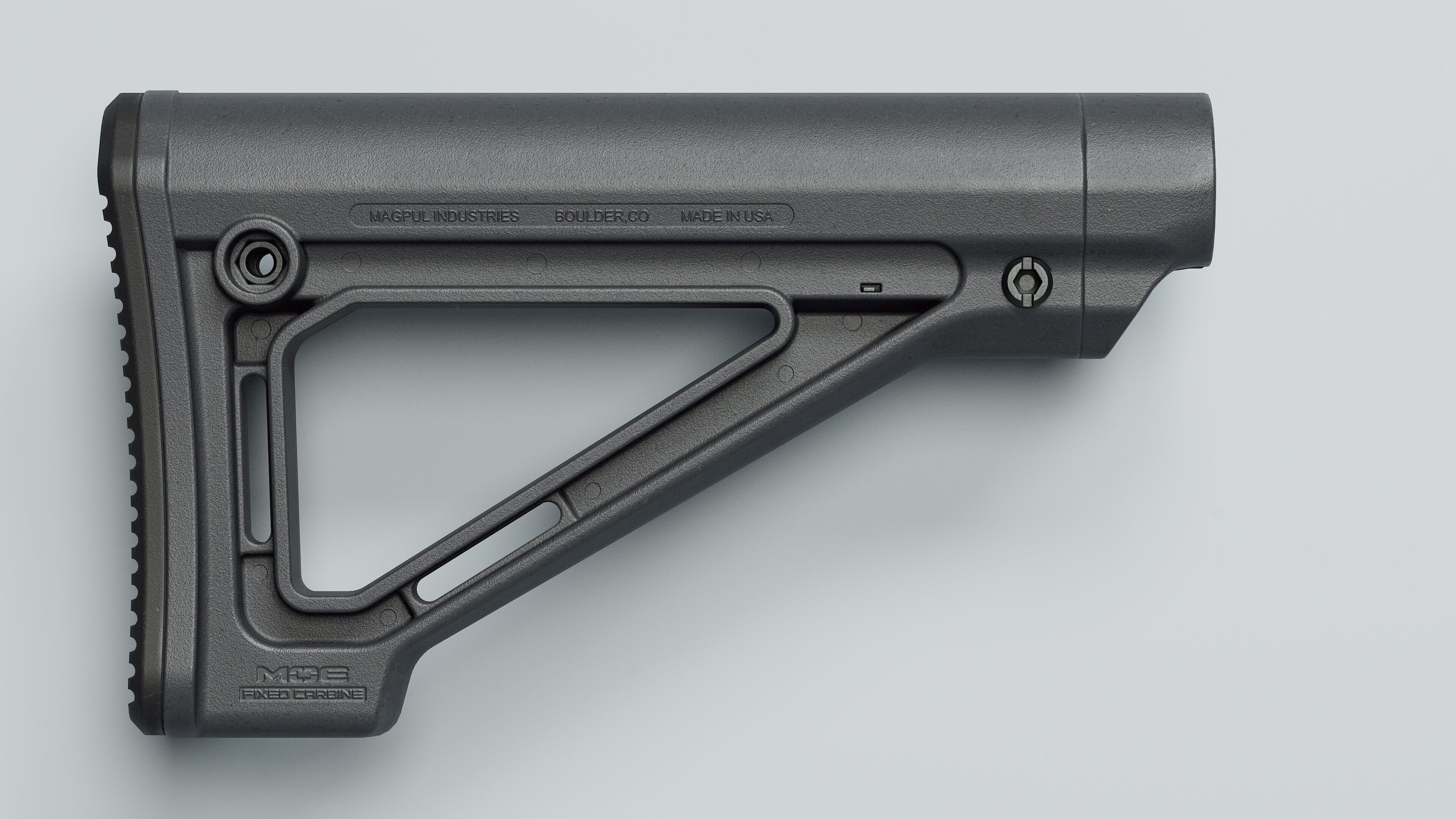MOE Fixed Carbine Stock - Replica Low-poly 3D model_8