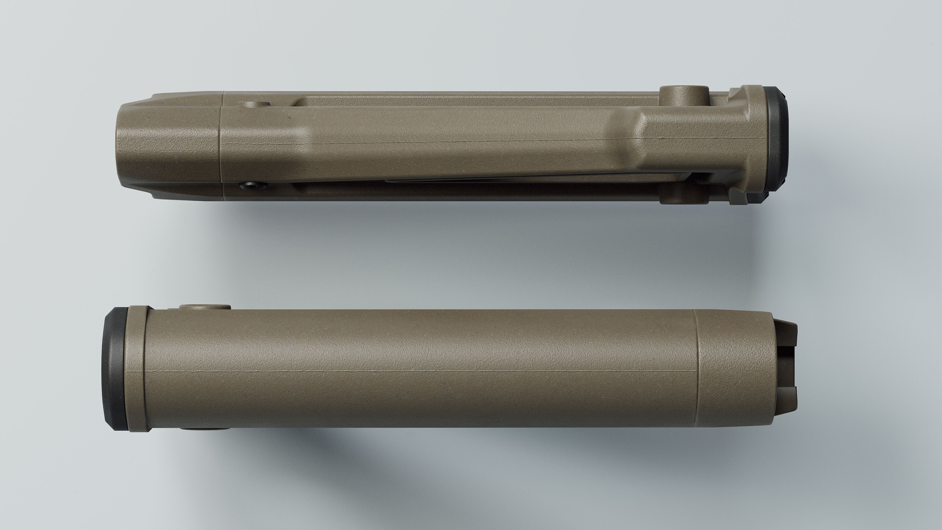 MOE Fixed Carbine Stock - Replica Low-poly 3D model_14