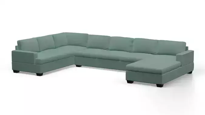 7 seater sofa 3d model