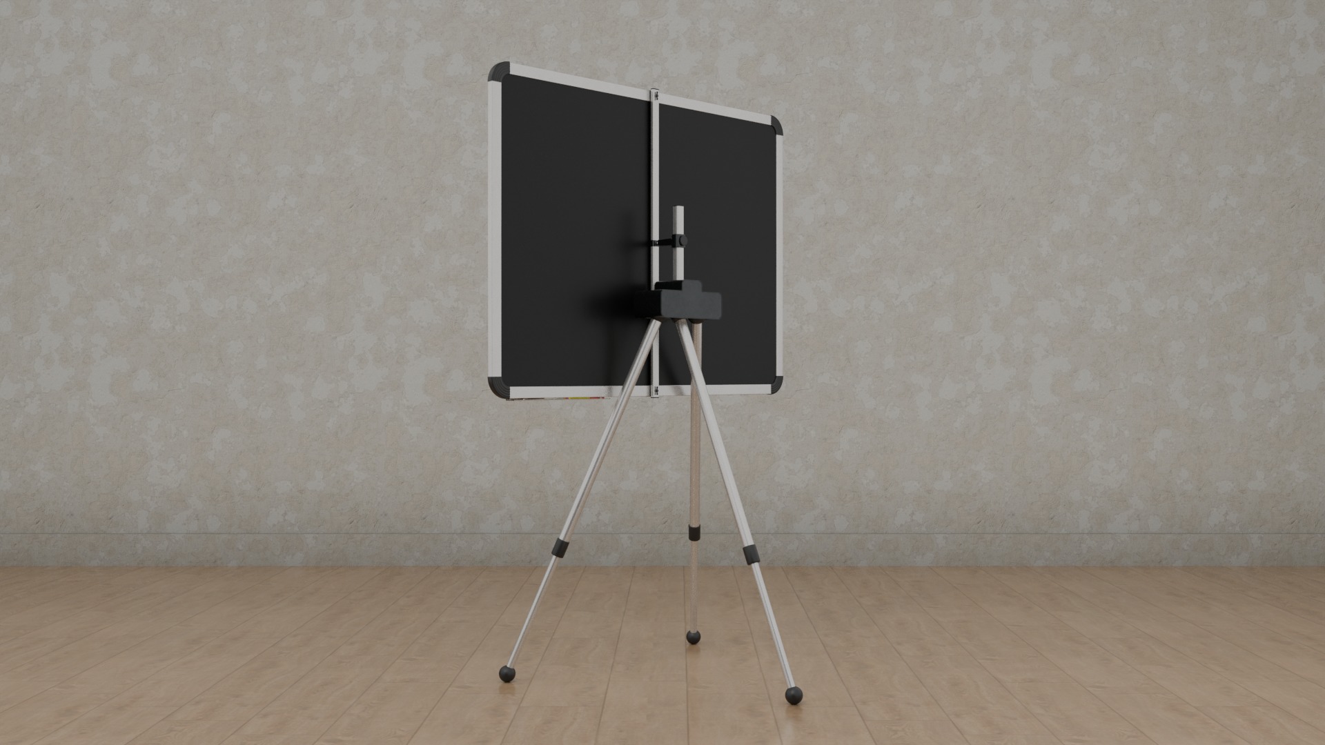 Professional Rectangular Trio - Customizable Writing Board Set 3D Model Collection_9